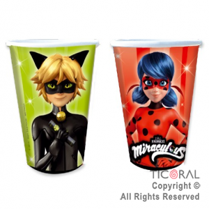 MIRACULOUS VASO x 8